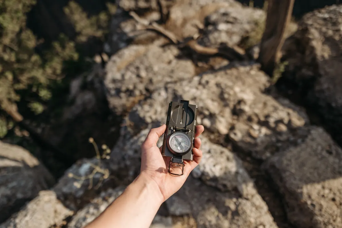How to Navigate with a Map and Compass When Your Phone Dies
